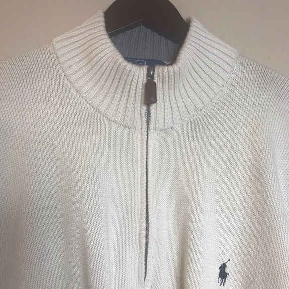 Polo Ralph Lauren Quarter Zip Pullover Sweater - Picture 4 of 9